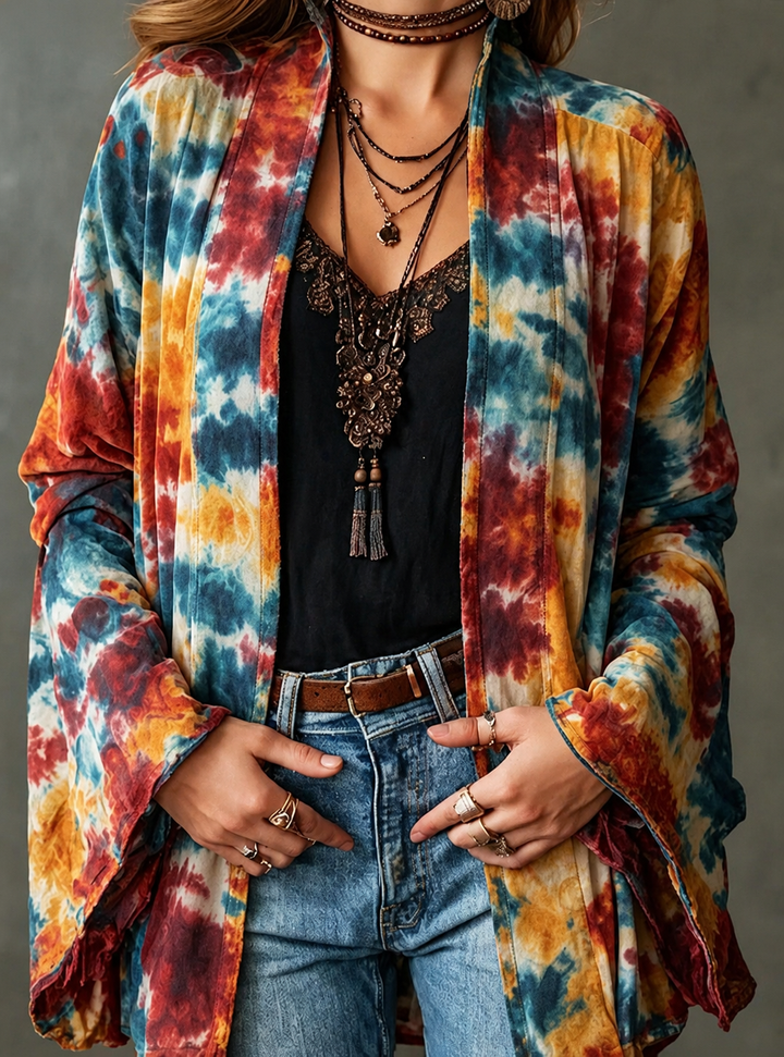 Flanelle Boho – Veste en Flanelle Bohème