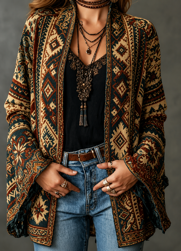 Flanelle Boho – Veste en Flanelle Bohème