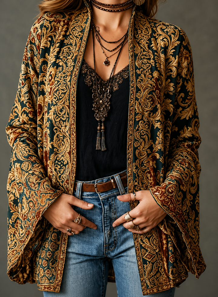 Flanelle Boho – Veste en Flanelle Bohème