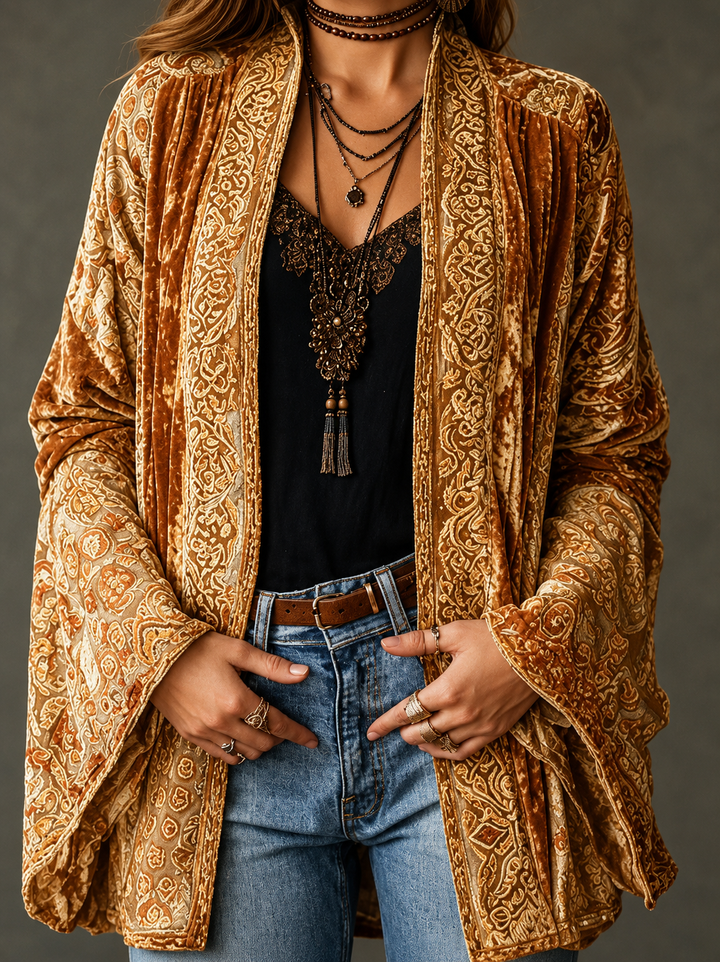 Flanelle Boho – Veste en Flanelle Bohème