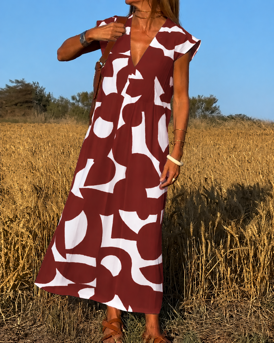 Classique Imprimé – Robe Classique Imprimée