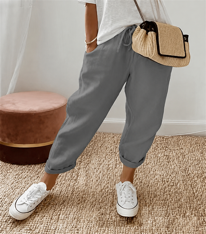 Détente Lin – Pantalon en Lin Décontracté