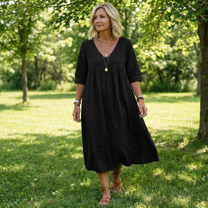 Denim Vintage Ample – Robe en Denim Vintage Ample