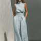 Minimale – Ensemble Deux Pièces en Coton et Lin