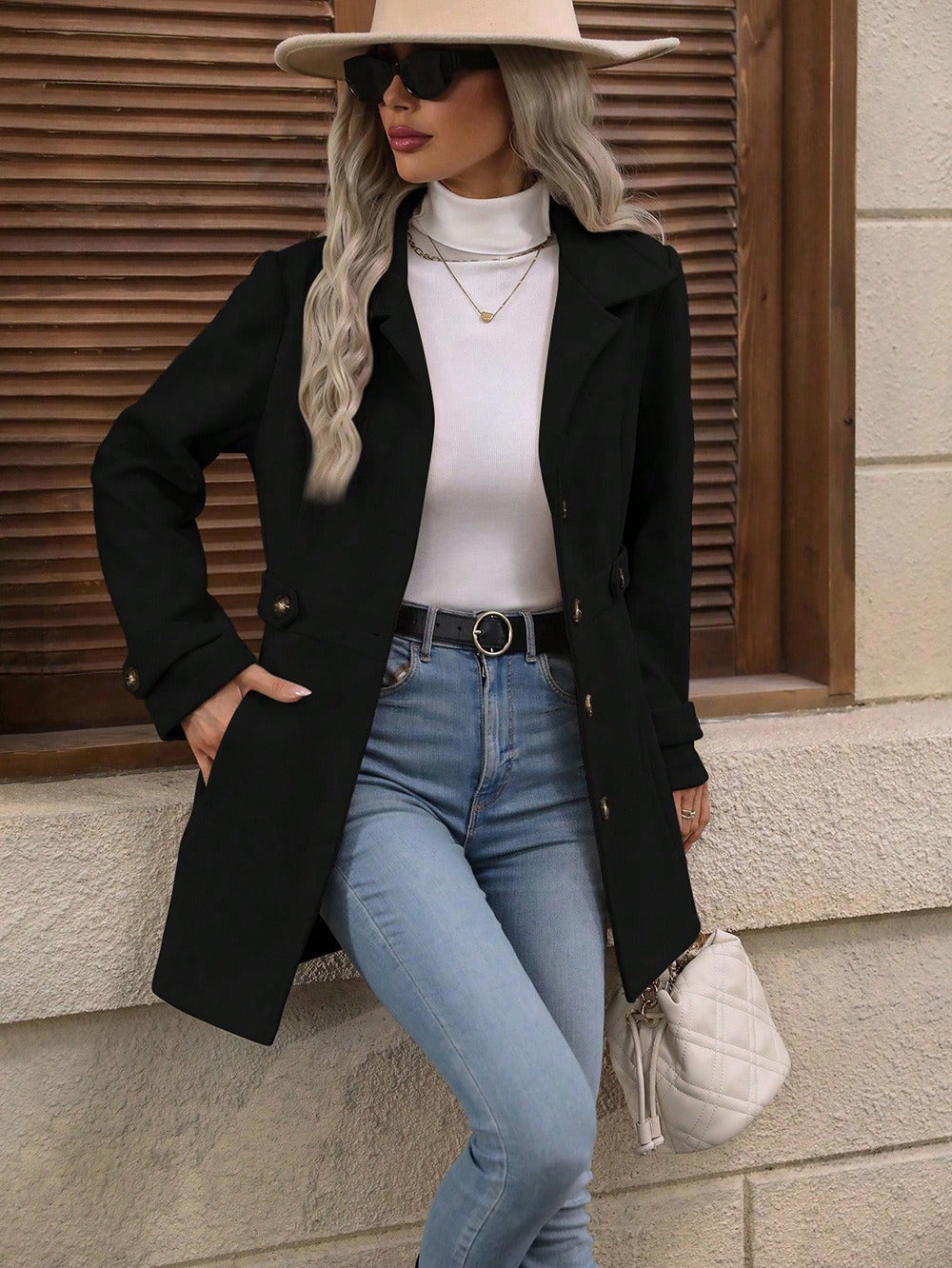 Ila – Trench-Coat Ceinturé à Boutons