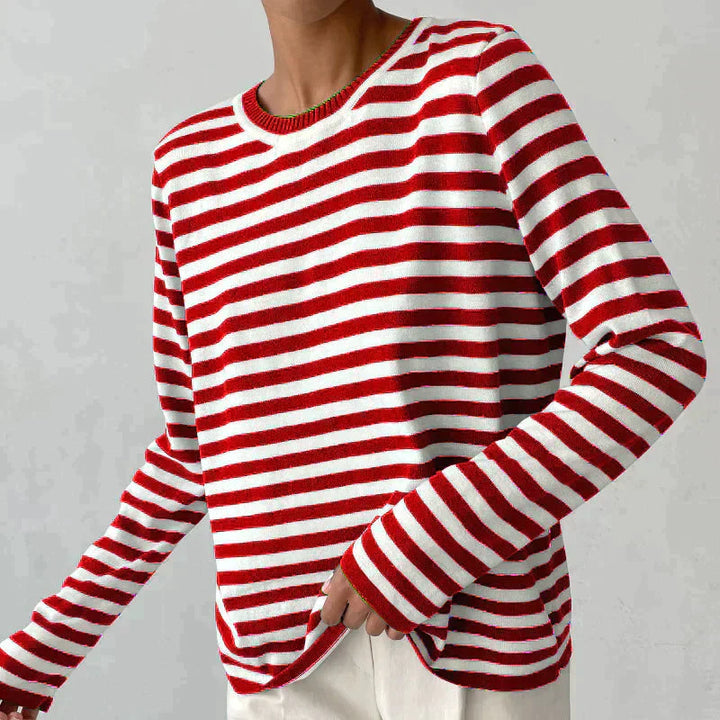 Elin – Pull Rayé Femme