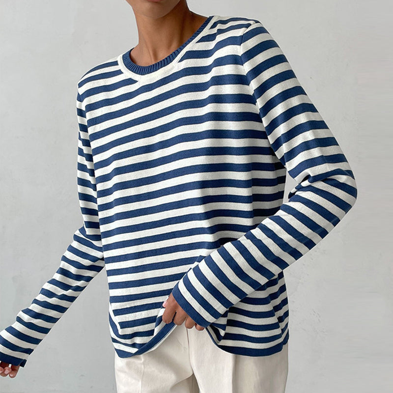 Elin – Pull Rayé Femme