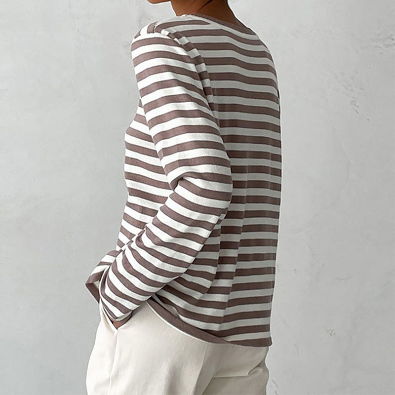 Elin – Pull Rayé Femme