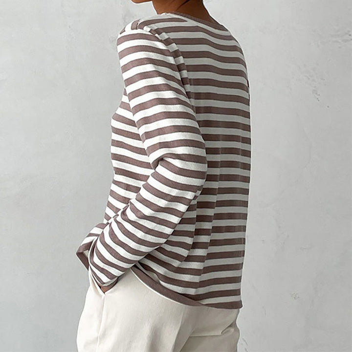 Elin – Pull Rayé Femme
