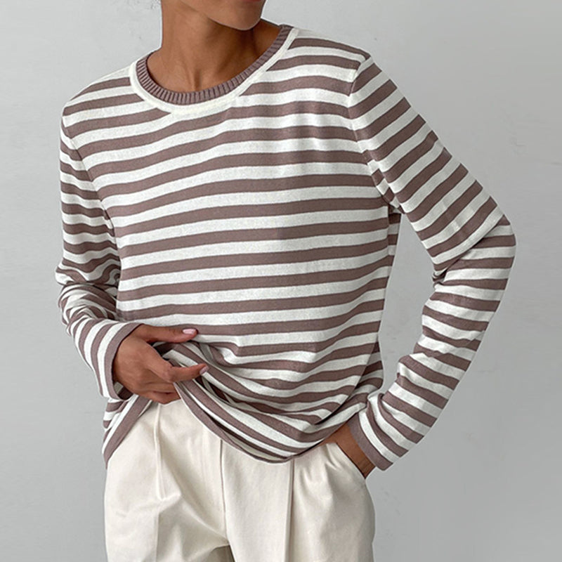 Elin – Pull Rayé Femme