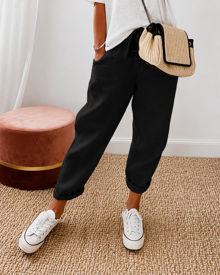 Détente Lin – Pantalon en Lin Décontracté