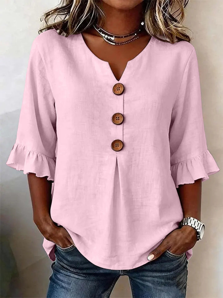 Romane – Blouse Romantique à Volants