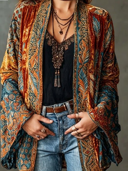 Flanelle Boho – Veste en Flanelle Bohème