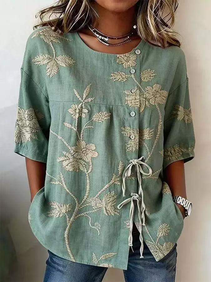 Broderie Classique – Top Brodé Classique