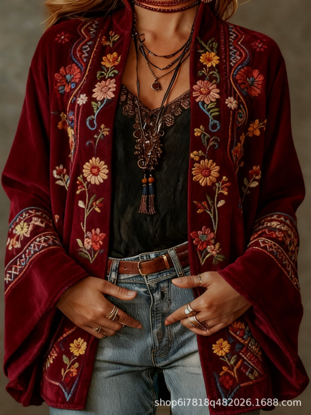 Flanelle Boho – Veste en Flanelle Bohème