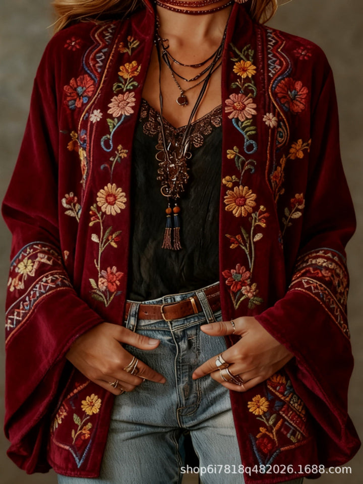 Flanelle Boho – Veste en Flanelle Bohème
