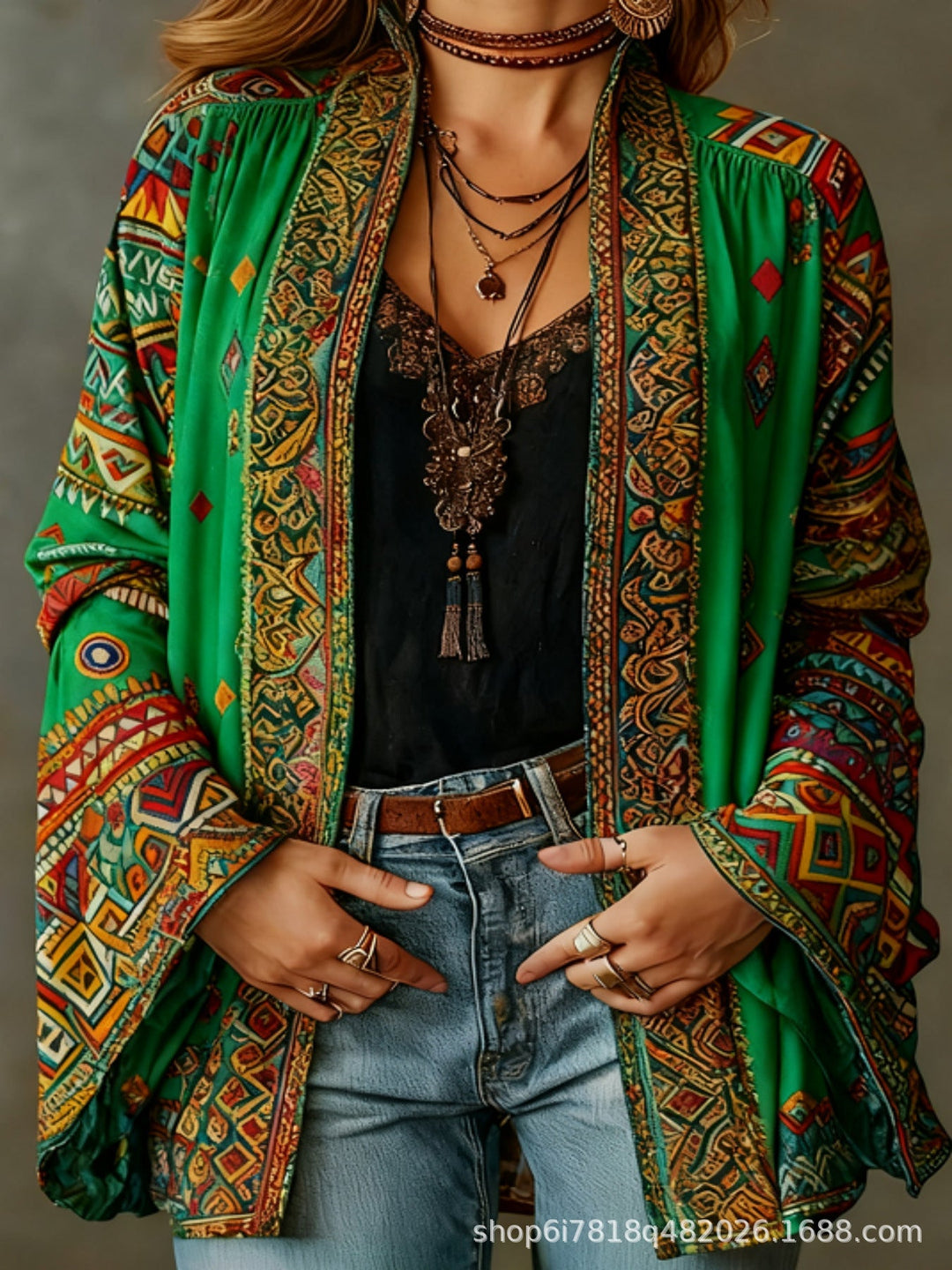 Flanelle Boho – Veste en Flanelle Bohème