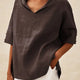 Lin Naturel – Blouse en Lin Col V