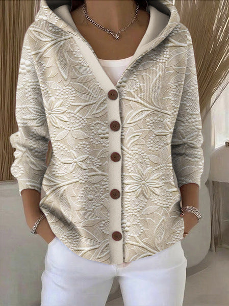 Mosaïque – Gilet à Capuche Patchwork