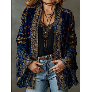 Flanelle Boho – Veste en Flanelle Bohème