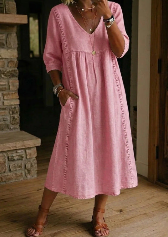 Denim Vintage Ample – Robe en Denim Vintage Ample