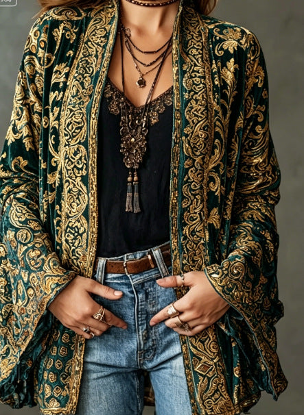 Flanelle Boho – Veste en Flanelle Bohème
