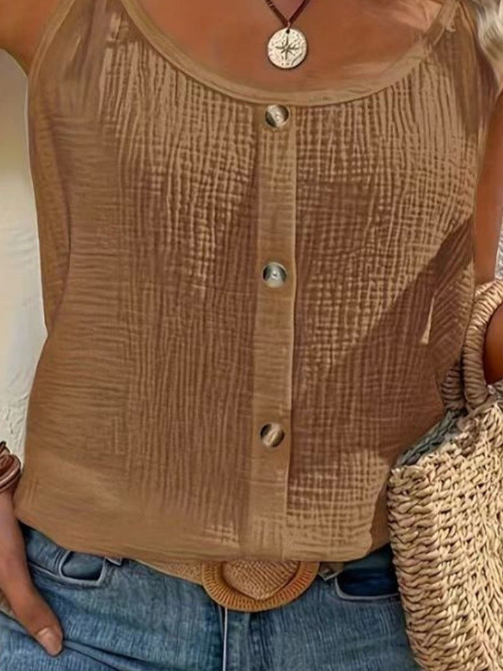 Camée – Blouse à Fines Bretelles