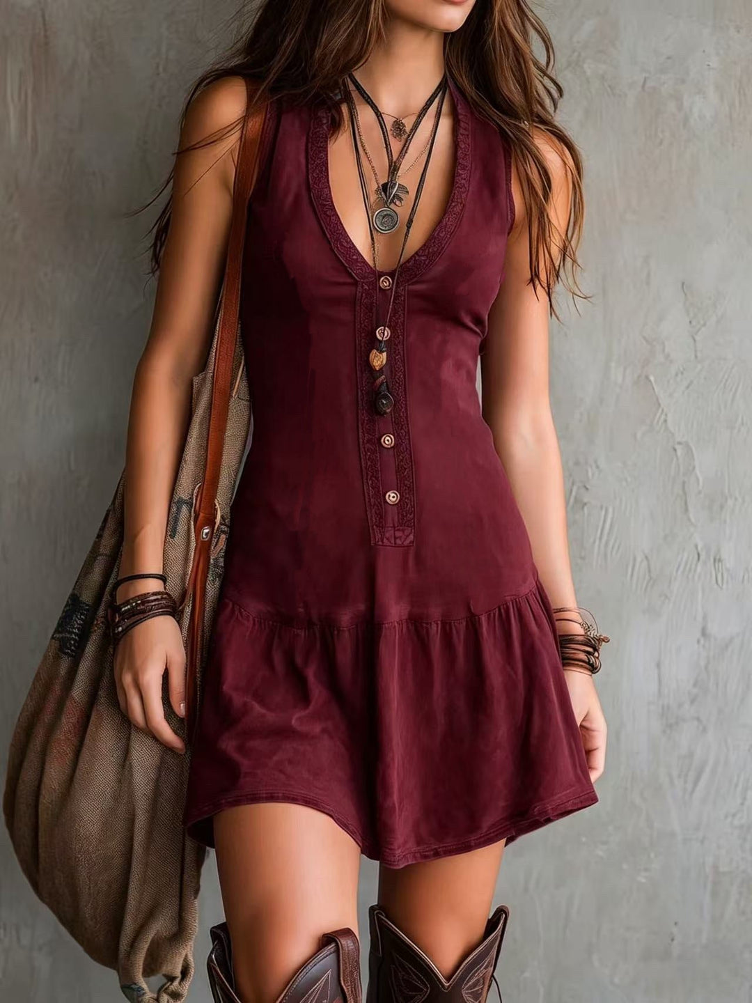 Boho Été – Robe Bohème d'Été