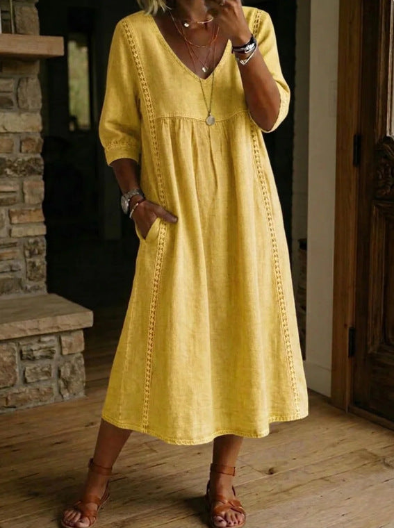 Denim Vintage Ample – Robe en Denim Vintage Ample