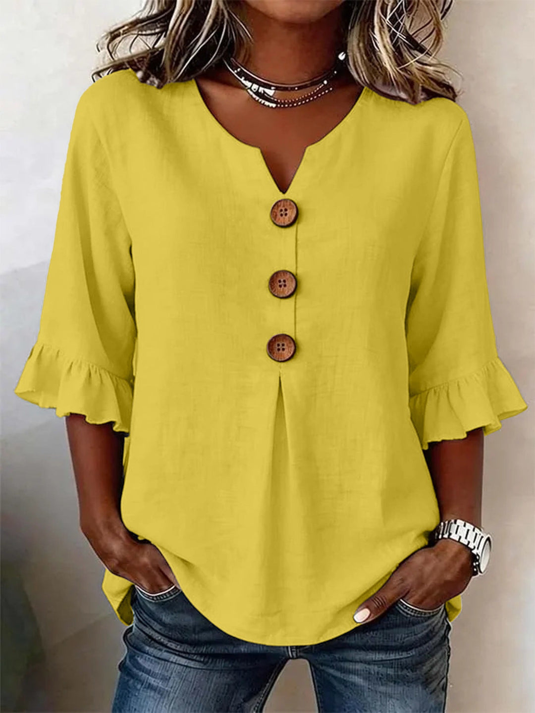 Romane – Blouse Romantique à Volants