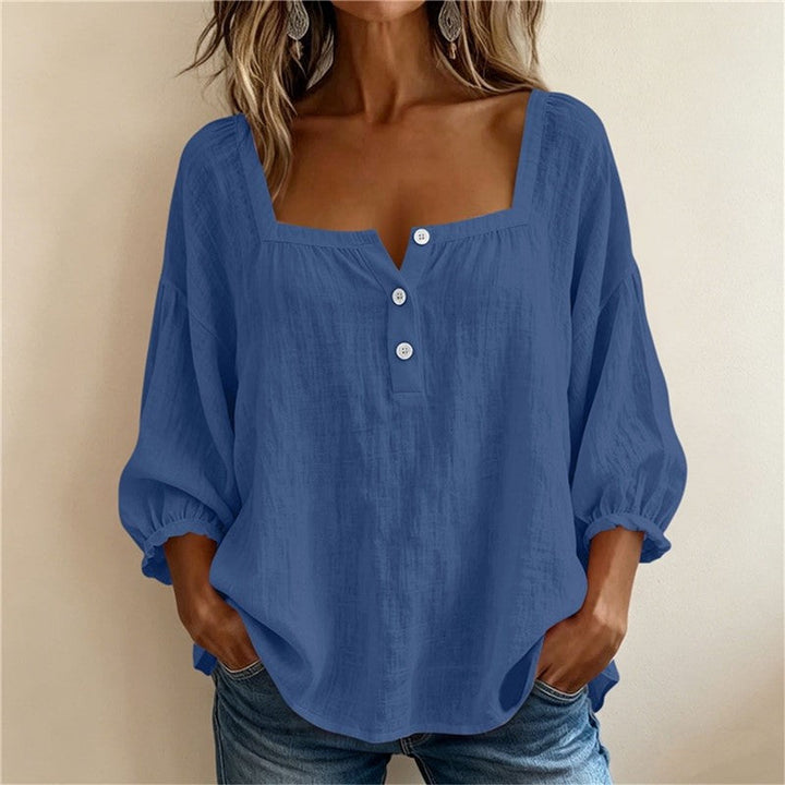 Lin Élégant – Blouse en Lin Élégante