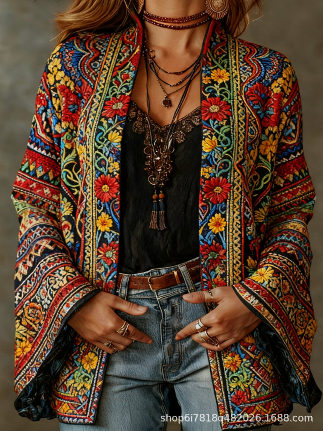 Flanelle Boho – Veste en Flanelle Bohème