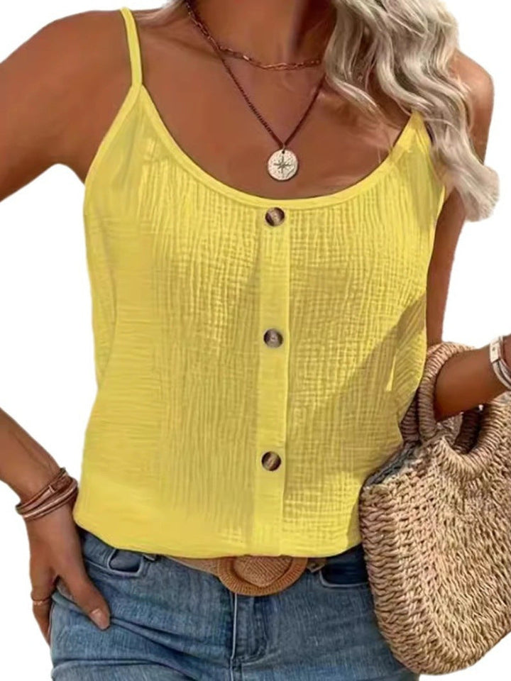 Camée – Blouse à Fines Bretelles