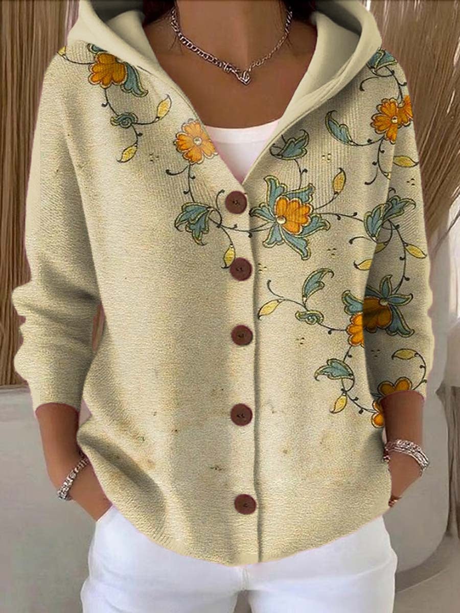 Mosaïque – Gilet à Capuche Patchwork
