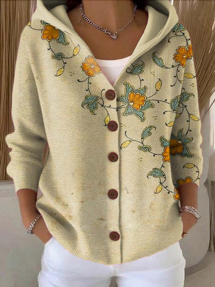 Mosaïque – Gilet à Capuche Patchwork