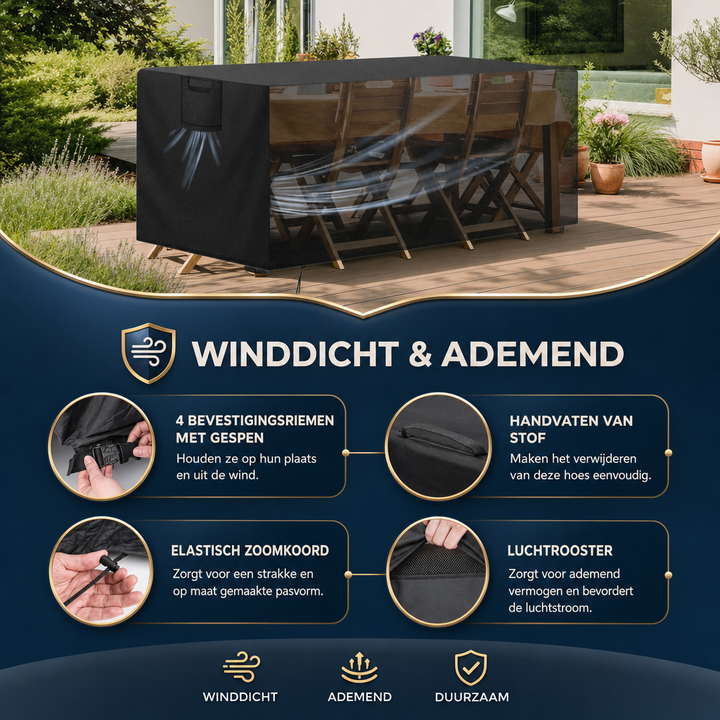 Housse de protection imperméable pour salon de jardin - Toile Oxford 420D