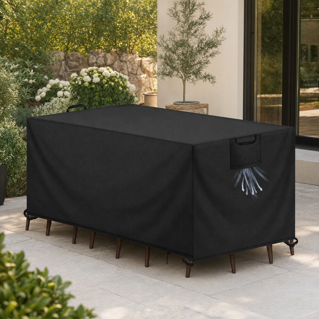 Housse de protection imperméable pour salon de jardin - Toile Oxford 420D