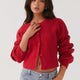 Briget – Cardigan Boutonné à Manches Longues