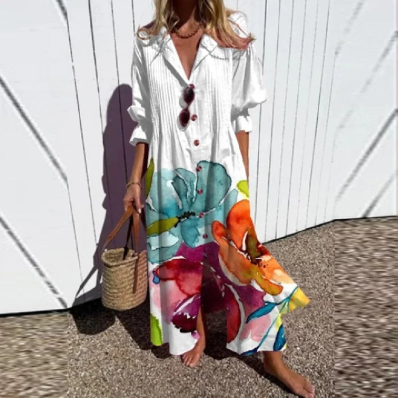 Maxi Imprimée – Maxi-Robe à Imprimé