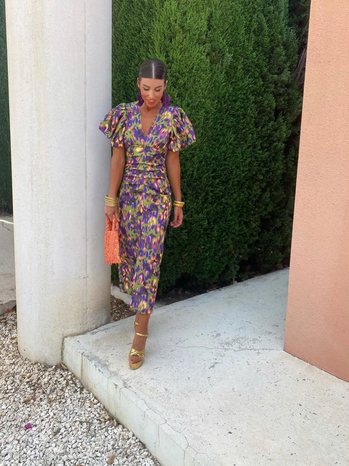 Été Coloré – Robe d'Été Élégante Colorée