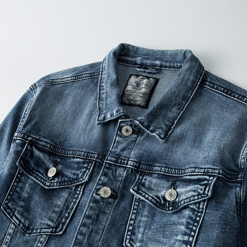 Louis – Veste en Jean Homme Classique