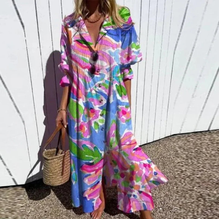 Maxi Imprimée – Maxi-Robe à Imprimé