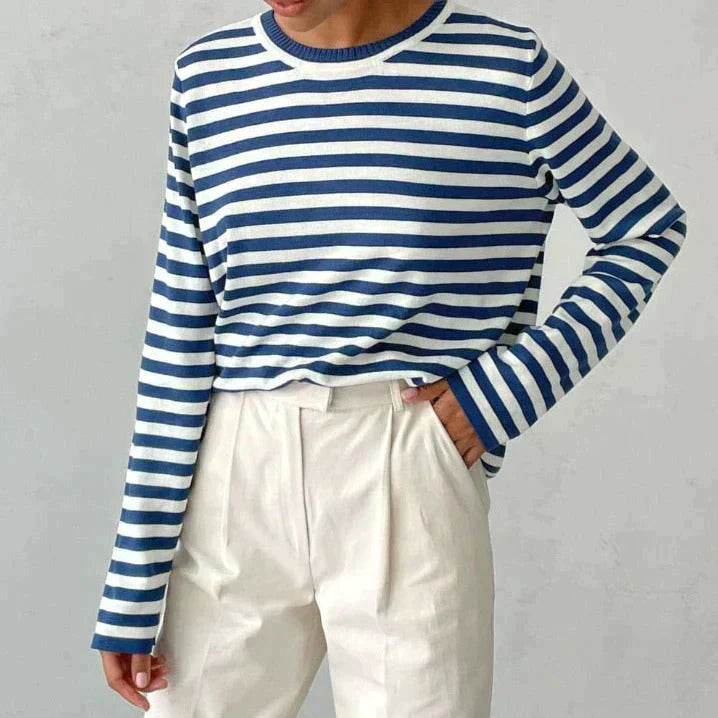 Elin – Pull Rayé Femme