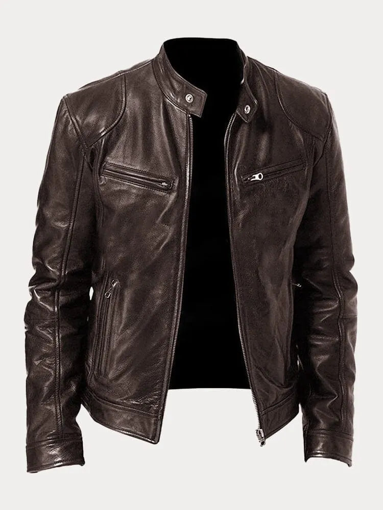 Daniel – Veste en Cuir Homme Intemporelle