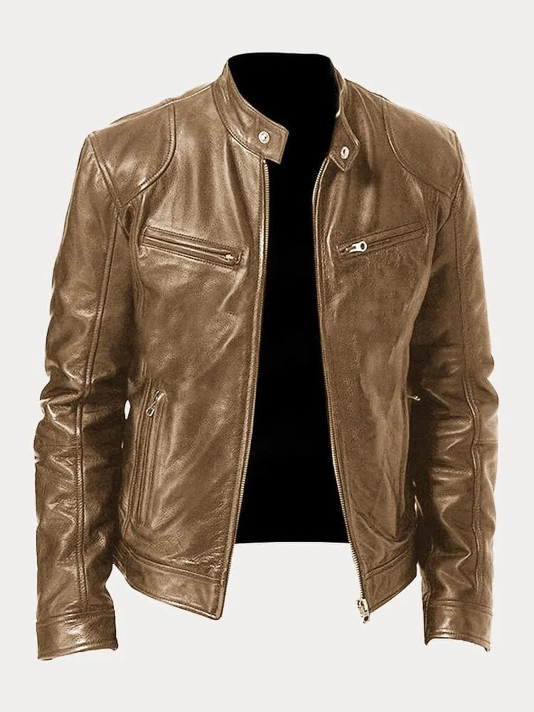 Daniel – Veste en Cuir Homme Intemporelle