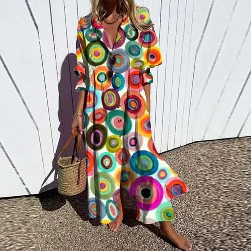 Maxi Imprimée – Maxi-Robe à Imprimé