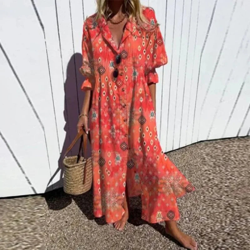 Maxi Imprimée – Maxi-Robe à Imprimé