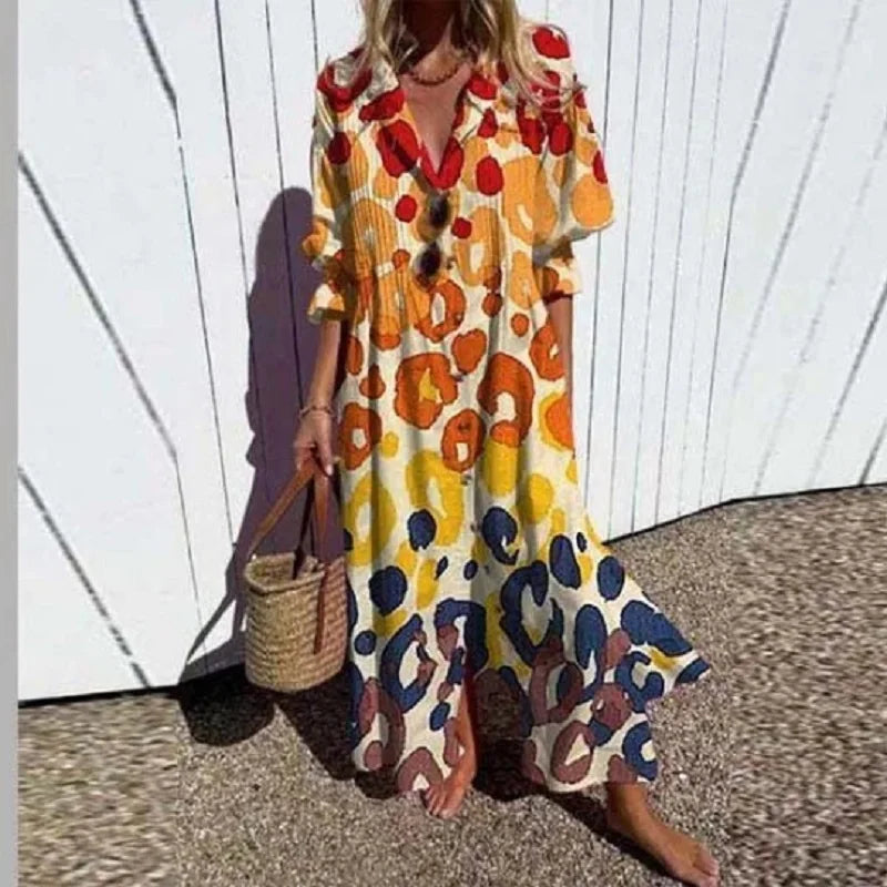 Maxi Imprimée – Maxi-Robe à Imprimé
