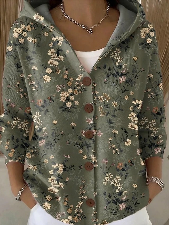 Mosaïque – Gilet à Capuche Patchwork