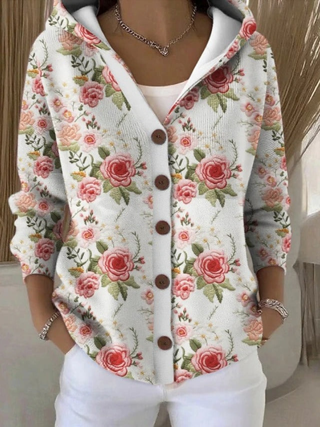Mosaïque – Gilet à Capuche Patchwork